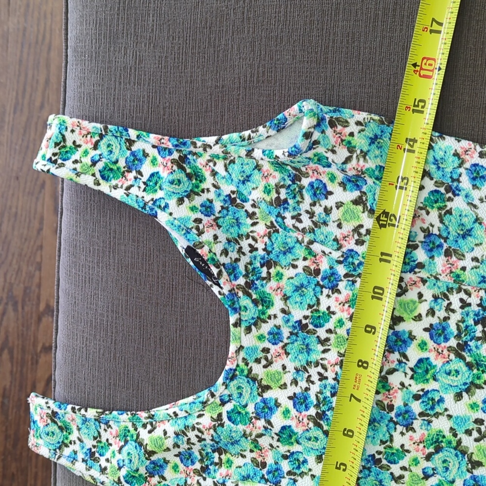 💥50% sale💥Timing floral stretchy dress L #b900 - Picture 2 of 5